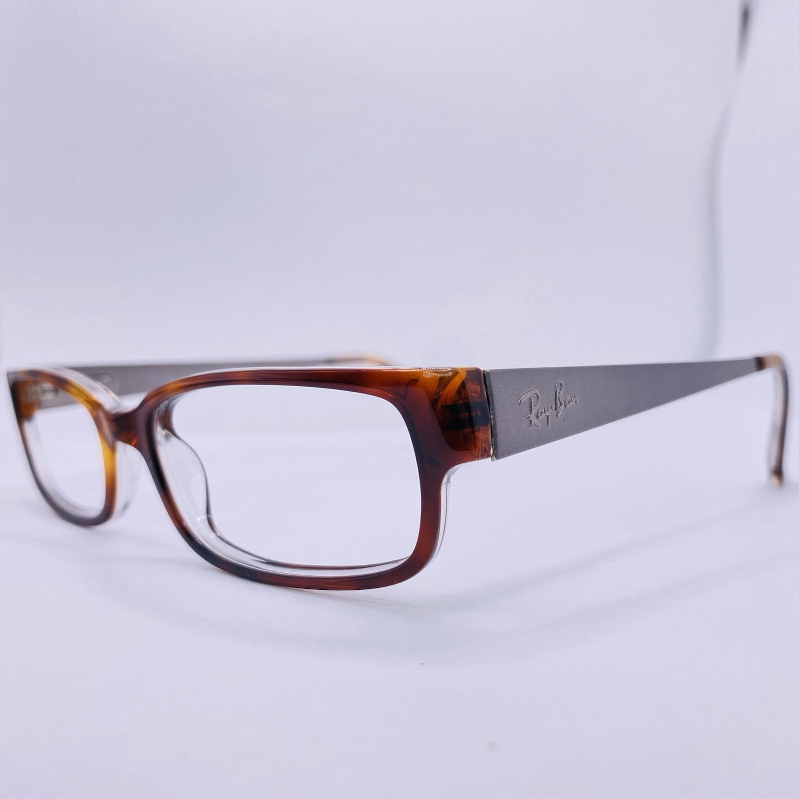 Ray-Ban Titanium Eyeglasses Sunglasses Rb 5142 2192 52 [] 17 145 Mm Havana Grey